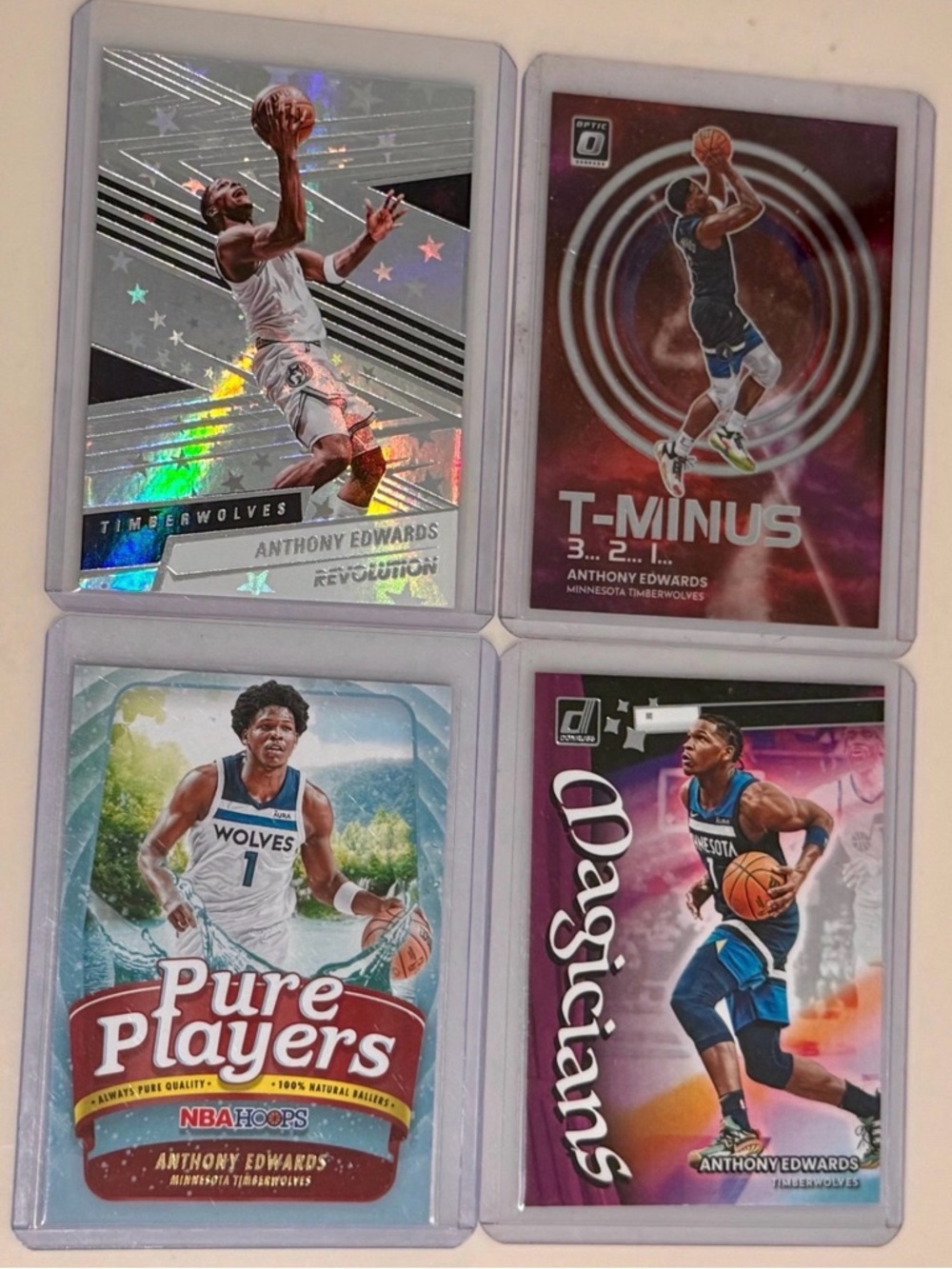 Anthony Edwards Lot of 35
